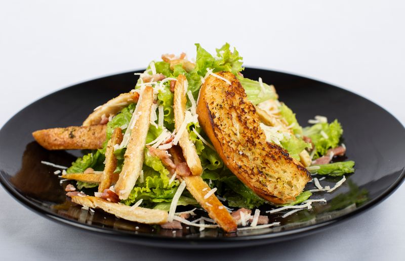 Caesar Salad with romaine lettuce and house-made dressing