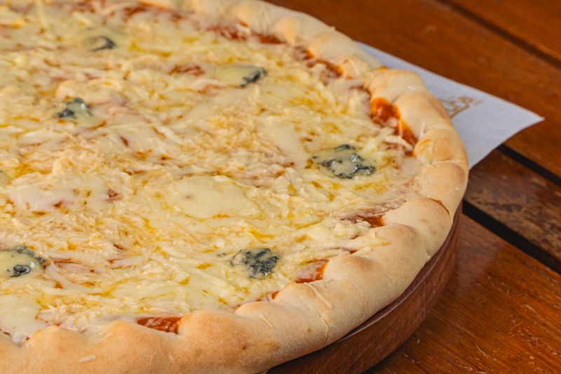 Truffle Mushroom pizza with black truffle and wild mushrooms