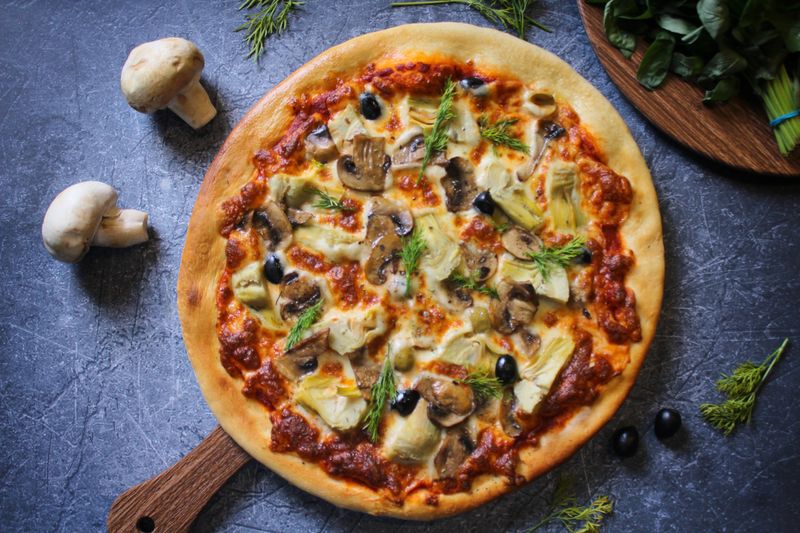 Spianata Calabrese pizza with spicy Calabrian salami